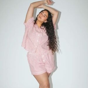 Seek Shelter Red Stripe PJs